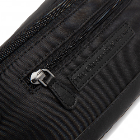 Borseta (marsupiu) de brau si umar The Chesterfield Brand, din piele si nylon, model Velta, Negru [3]