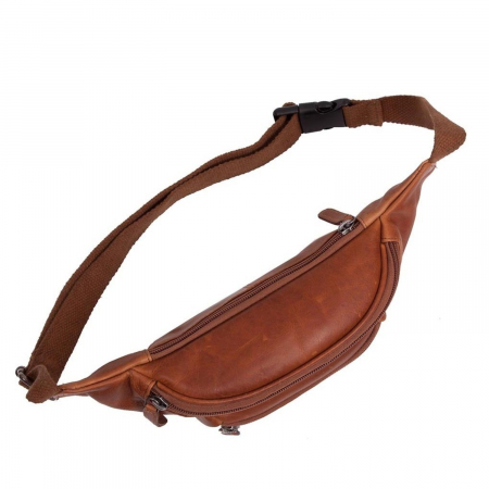 Borseta (marsupiu) de brau The Chesterfield Brand, din piele, model Jack, Maro coniac [6]