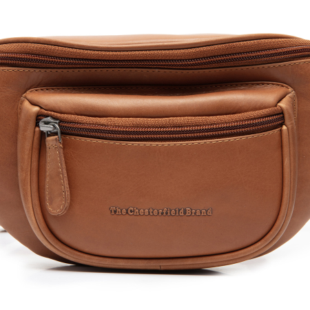 Borseta (marsupiu) de brau The Chesterfield Brand, din piele, model Vernio, Maro coniac [1]
