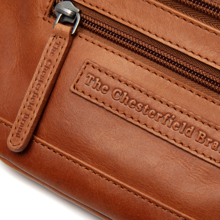 Borseta (marsupiu) de brau, The Chesterfield Brand, din piele naturala, Brana, Maro coniac [2]