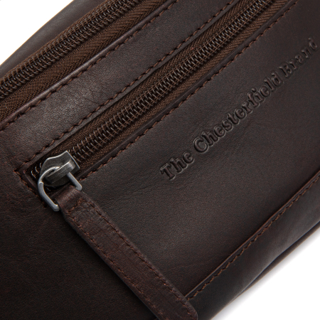 Borseta (marsupiu) de brau, The Chesterfield Brand, din piele naturala, Brana, Maro inchis [1]