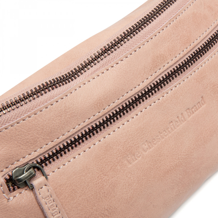 Borseta (marsupiu) de brau The Chesterfield Brand, din piele naturala, Severo, Roz pudra [3]