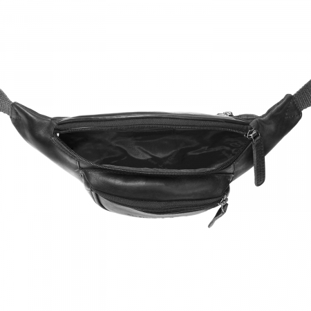 Borseta (marsupiu) de brau The Chesterfield Brand, din piele, model Jack, Negru [3]