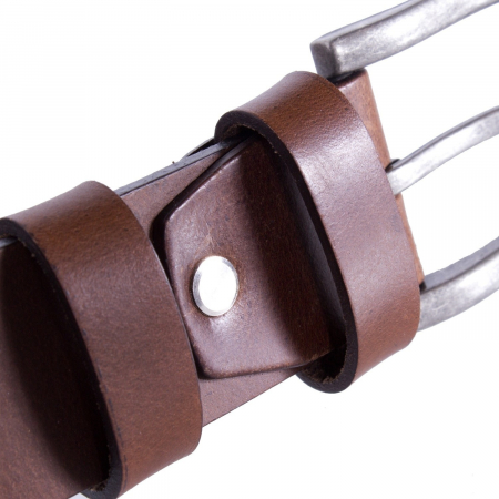 Curea din piele naturala, The Chesterfield Brand, Brandon, Maro coniac [3]