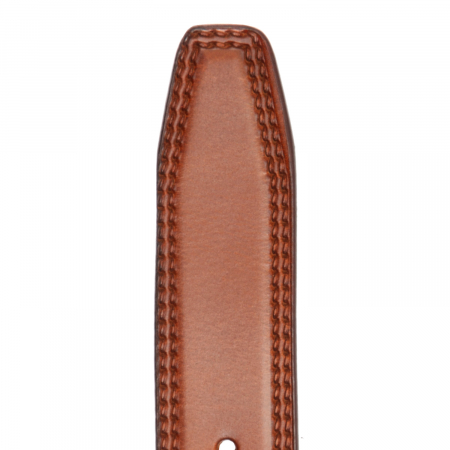 Curea pentru blugi din piele naturala, The Chesterfield Brand, Manovo, Maro coniac [4]