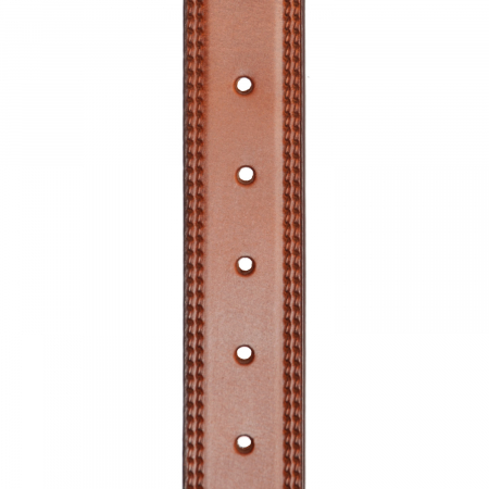 Curea pentru blugi din piele naturala, The Chesterfield Brand, Manovo, Maro coniac [3]