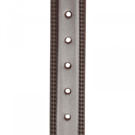 Curea pentru blugi din piele naturala, The Chesterfield Brand, Manovo, Maro inchis [3]
