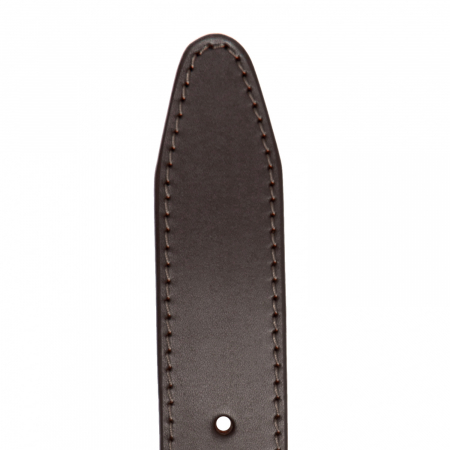 Curea pentru blugi din piele naturala, The Chesterfield Brand, Tanaro, Maro inchis [4]