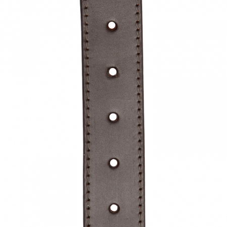 Curea pentru blugi din piele naturala, The Chesterfield Brand, Tanaro, Maro inchis [3]