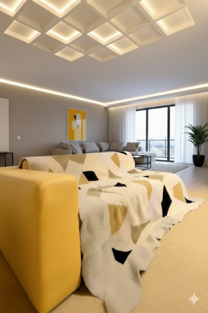 Decoratiuni din blana - Cuvertura din blana naturala cu margini neregulate