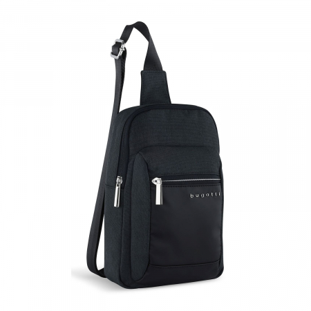Borsete - Geanta barbati crossbody, bugatti, seria Sera, Gri antracit