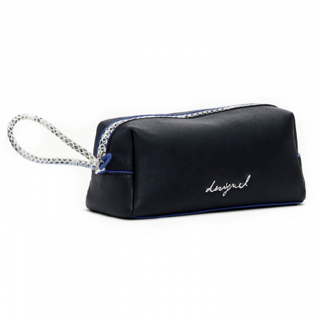 Genti cosmetice - Geanta cosmetice, Desigual, seria Capsule Tiny, Negru
