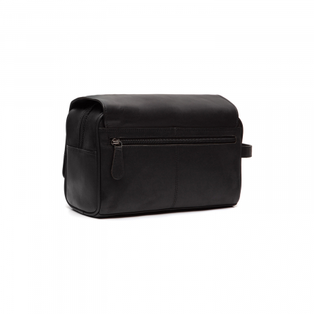 Geanta cosmetice pentru barbati, The Chesterfield Brand, cu maner si agatatoare metalica, Rosario, Negru [6]