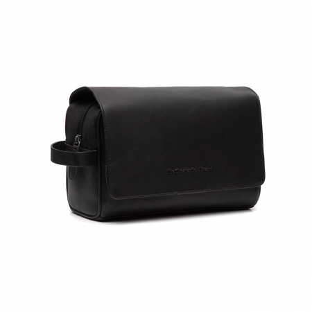 Geanta cosmetice pentru barbati, The Chesterfield Brand, cu maner si agatatoare metalica, Rosario, Negru [2]
