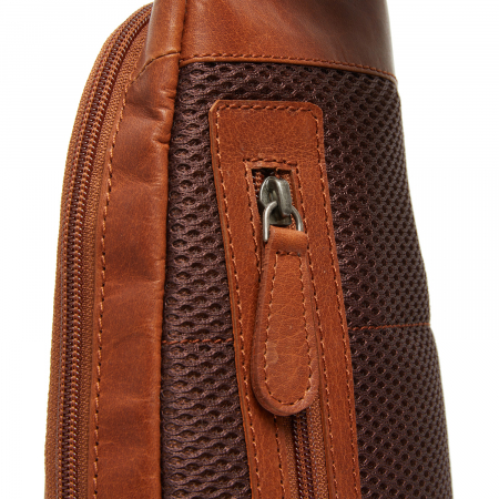 Geanta crossbody din piele naturala, The Chesterfield Brand, Bari, Maro coniac [5]