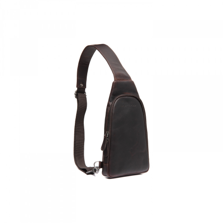 Geanta crossbody, din piele naturala, The Chesterfield Brand, Bowey, Maro inchis [1]