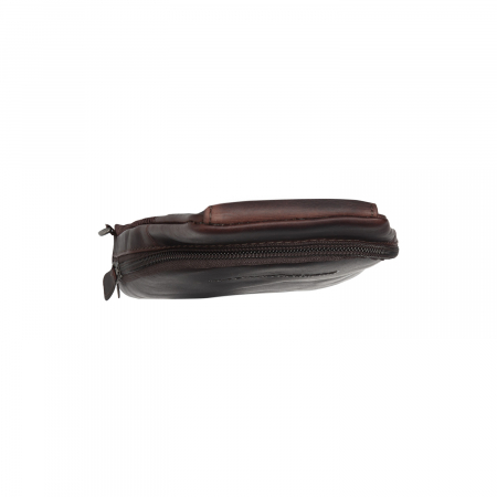Geanta crossbody, din piele naturala, The Chesterfield Brand, Bowey, Maro inchis [3]