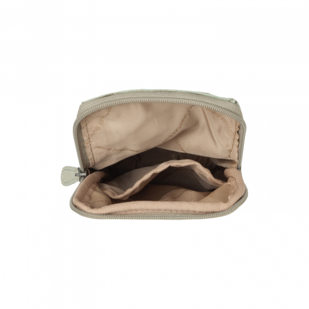 Geanta crossbody din piele naturala, The Chesterfield Brand, Cambridge, Verde marin [2]