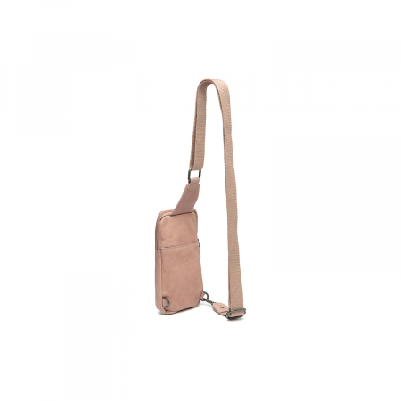 Geanta crossbody din piele naturala, The Chesterfield Brand, Cambridge, Roz pudra [5]