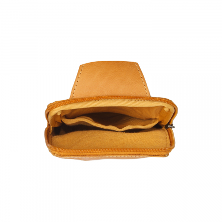 Geanta crossbody din piele naturala, The Chesterfield Brand, Cambridge, Galben ocru [1]
