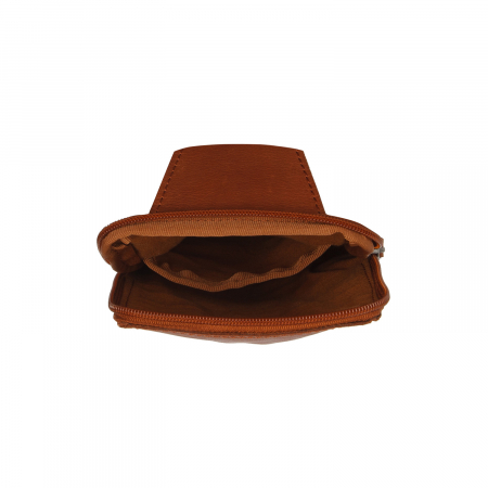 Geanta crossbody din piele naturala, The Chesterfield Brand, Cambridge, Maro coniac [4]