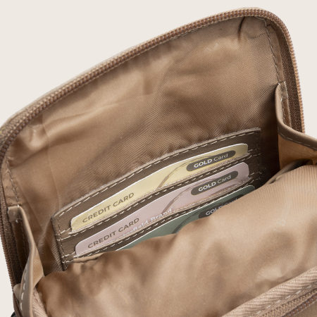 Geanta crossbody din piele naturala, The Chesterfield Brand, Isley, Taupe [3]