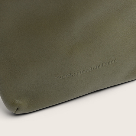 Geanta crossbody din piele naturala, The Chesterfield Brand, Isley, Verde olive [4]