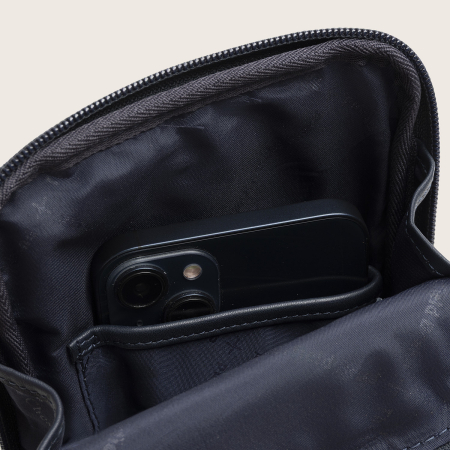 Geanta crossbody din piele naturala, The Chesterfield Brand, Isley, Bleumarin [1]