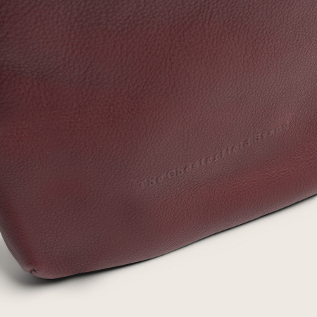 Geanta crossbody din piele naturala, The Chesterfield Brand, Isley, Visiniu [4]