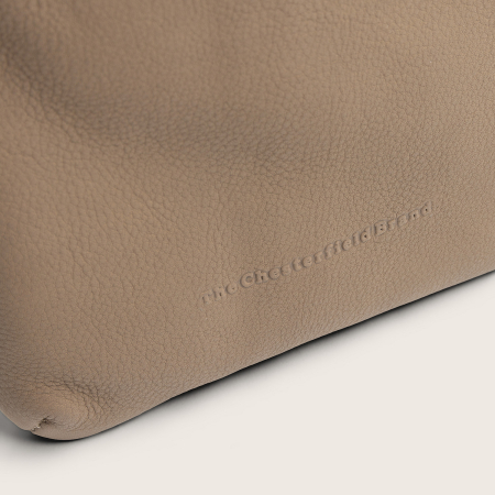 Geanta crossbody din piele naturala, The Chesterfield Brand, Isley, Taupe [6]