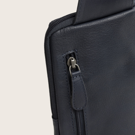 Geanta crossbody din piele naturala, The Chesterfield Brand, Isley, Bleumarin [6]