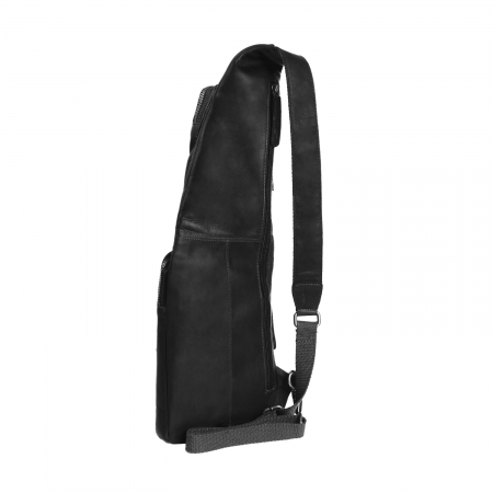 Geanta crossbody din piele naturala, The Chesterfield Brand, Logan Negru [5]