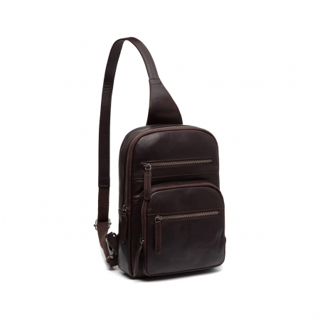 Borsete - Geanta crossbody din piele naturala, The Chesterfield Brand, Peru Maro inchis