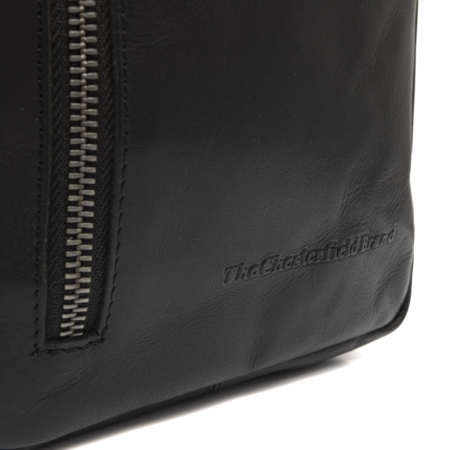 Geanta crossbody din piele naturala, The Chesterfield Brand, Rotterdam, Negru [3]