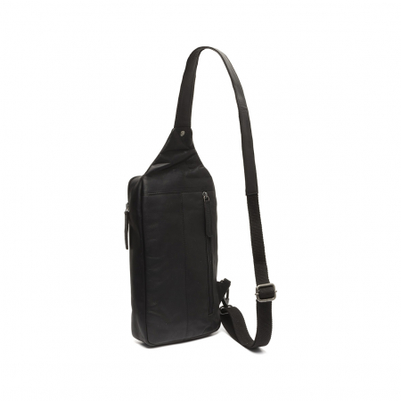 Geanta crossbody din piele naturala, The Chesterfield Brand, Rotterdam, Negru [4]
