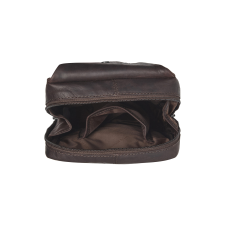 Geanta crossbody, The Chesterfield Brand, din piele naturala, Turelle, Maro inchis [1]