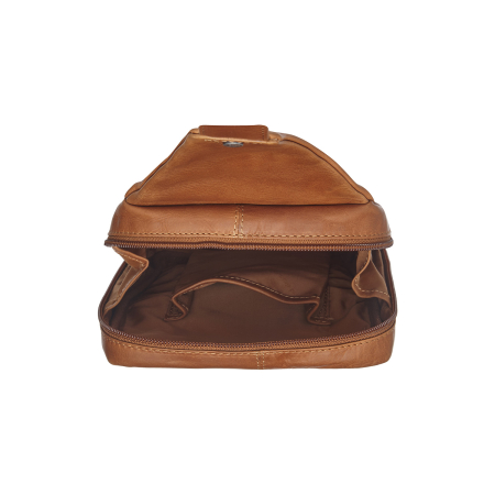 Geanta crossbody, The Chesterfield Brand, din piele naturala, Turelle, Maro coniac [2]