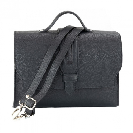 Geanta dama din piele naturala, model 221, Negru [3]