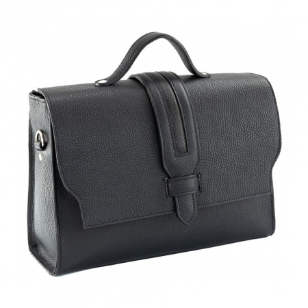 Genti de zi - Geanta dama din piele naturala, model 221, Negru