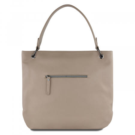 Geanta dama, bugatti, piele ecologica, seria Almata Hobo 496659, Nisipiu [8]