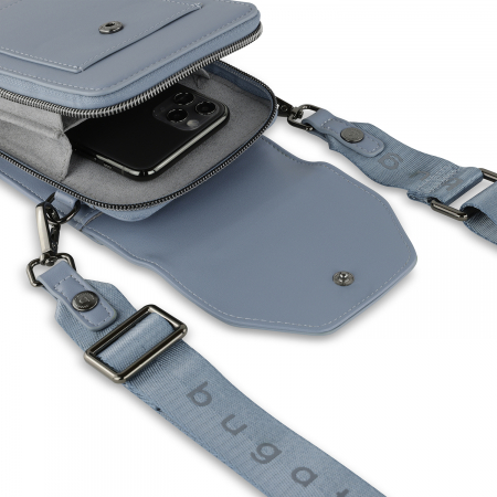 Geanta dama crossbody, bugatti, cu compartiment pentru telefon, seria Almata 496653, Albastru [3]