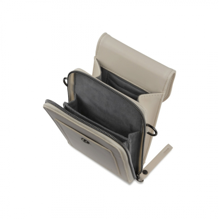 Geanta dama crossbody, bugatti, cu compartiment pentru telefon, seria Almata 496653, Bej [4]