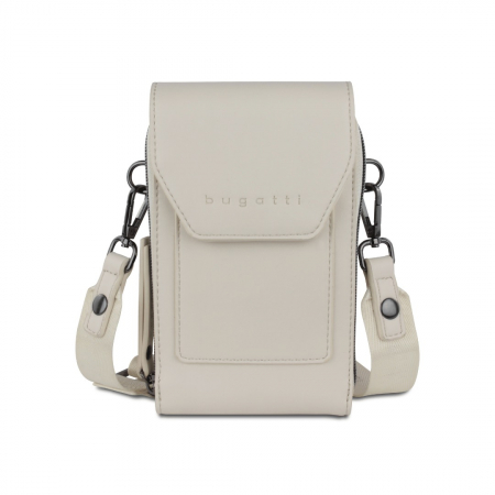Geanta dama crossbody, bugatti, cu compartiment pentru telefon, seria Almata 496653, Bej [5]