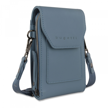 Geanta dama crossbody, bugatti, cu compartiment pentru telefon, seria Almata 496653, Albastru [1]