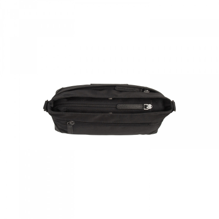 Geanta dama din nylon si piele naturala, The Chesterfield Brand, Nevon, Negru [1]