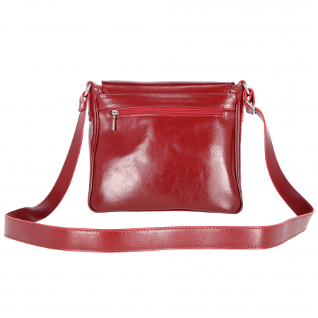 Geanta dama din piele naturala, model 137, Bordo [4]