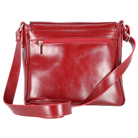 Geanta dama din piele naturala, model 137, Bordo [2]