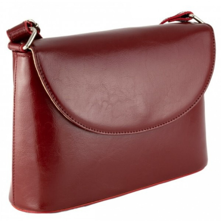 Genti de zi - Geanta dama din piele naturala, model 229, Bordo