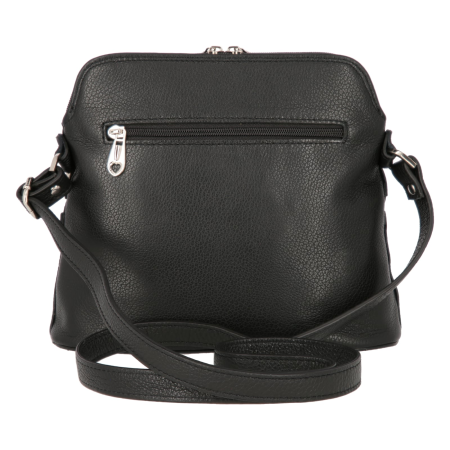 Geanta dama din piele naturala, model 239, de umar si crossbody Negru / multicolor [2]