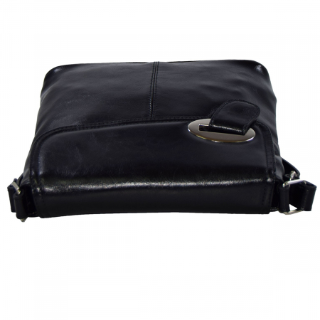 Geanta dama din piele naturala, model 75, Negru [5]